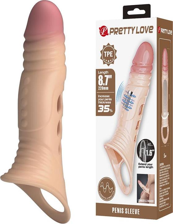 Productafbeelding Pretty Love 8,7" Vibrator Penis Sleeve