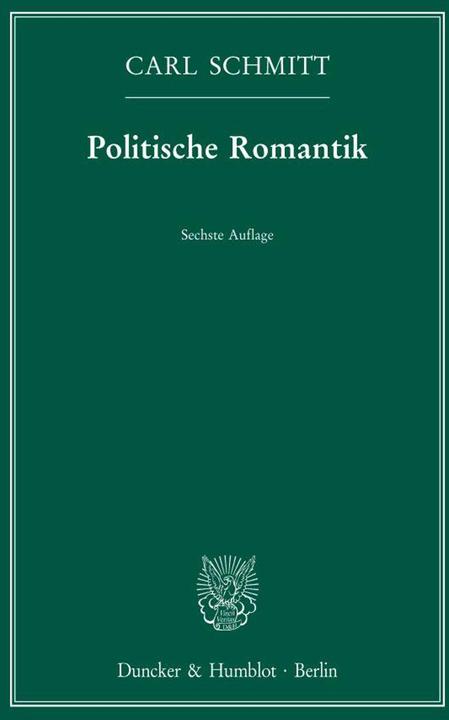 Produktbild Politische Romantik (Deutsch, 1998)