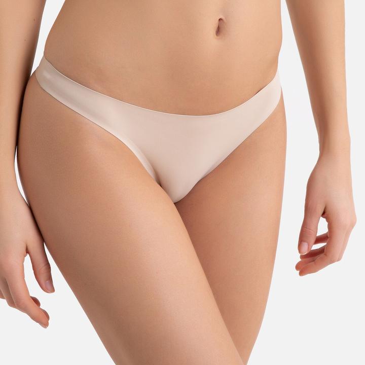 Produktbild La Redoute Collections 2er-Pack nahtlose Strings aus Mikrofaser (42, 2er Pack)