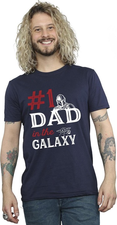 Immagine prodotto Star Wars Mandalorian Number One Dad Maglietta Uomo (XXL)