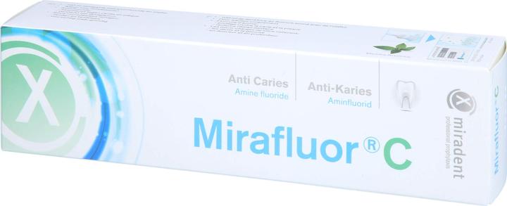 Produktbild Herba Miradent Mirafluor c Aminfluorid Zahncreme (100 ml)