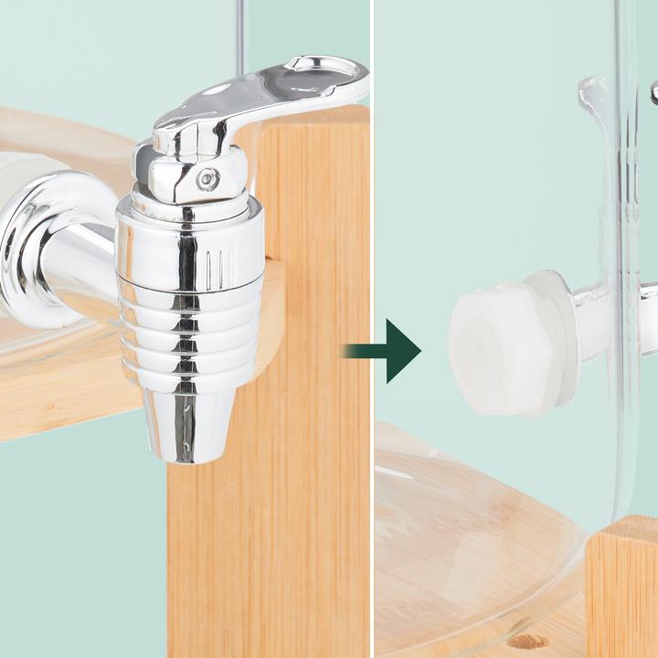 Image du produit Relaxdays Getränkespender für Kalt- & Heissgetränke