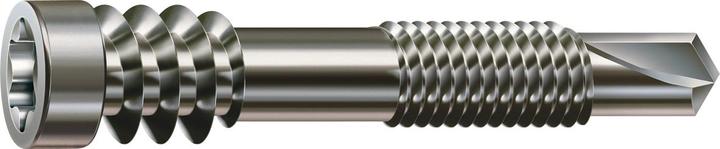 Spax Alu Decking Screw 5,0 x 44mm A2 Stainless Steel - Fixing thread - Cylindrical head - Torx (100 Screws per piece)