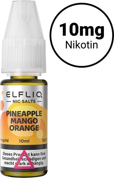 Produktbild Elfbar ELFLIQ, Pineapple Mango Orange 10mg (Orange, Ananas, Mango)