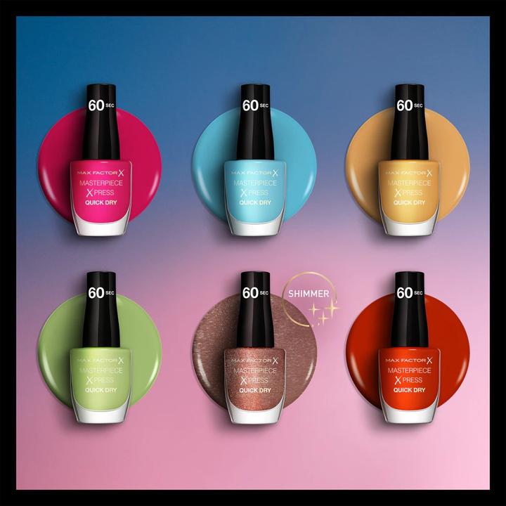Produktbild Max Factor Masterpiece Xpress Quick Dry Nail Polish 8 ml 590 Key Lime (Nº 590 Key Lime, Farblack)