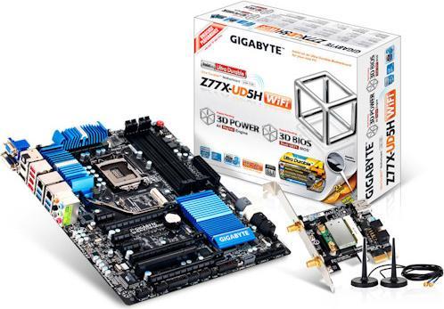 Produktbild Gigabyte Ga-Z77x-Ud5h-Wb, Z77, Lga1155, Pci-E 3.0, Wifi, Atx (LGA 1155, ATX)