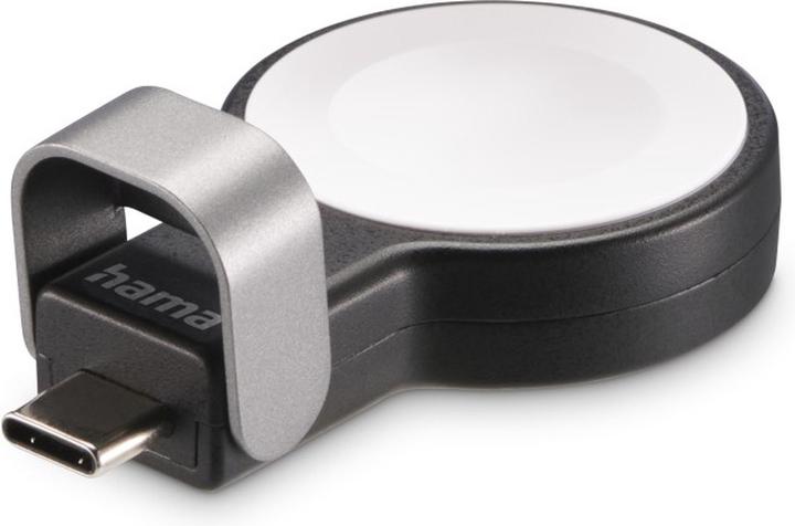 Image du produit Hama Chargeur Apple Watch pour chargement sans fil, station de chargement magnétique USB-C, SW (5 W)