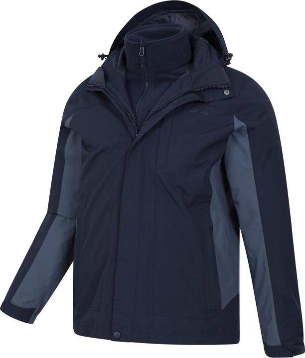 Produktbild Mountain Warehouse Thunderstorm Jacke wasserfest 3 in 1 (XS)