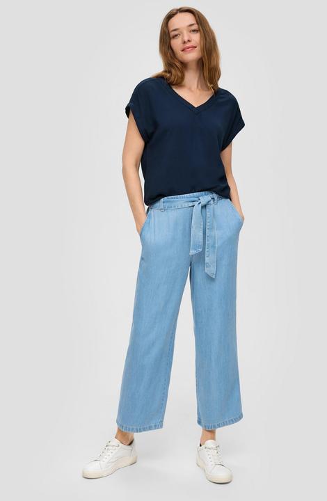Immagine prodotto s.Oliver Bluse Viskosebluse im Relaxed Fit mit Cut-out-Detail (42)