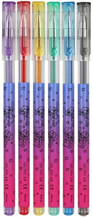 Dreams and Fantasy Gelschreiber Glitzer Set Stitch farbig, 6 Stück (Mehrfarbig)