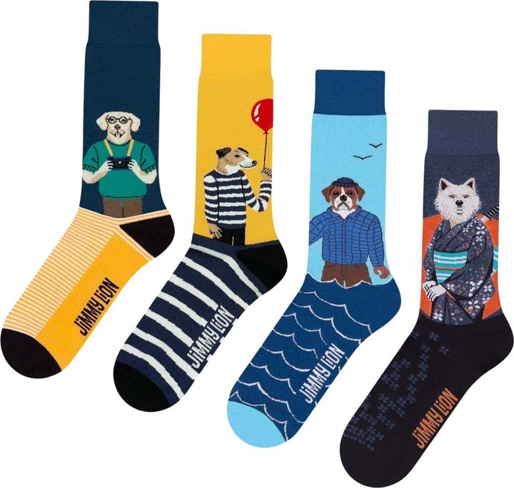 Immagine prodotto Jimmy Lion calzini dog days (x4) (confezione da 4, 36, 40)