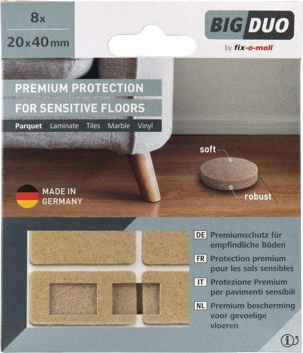 Produktbild Interio Cover (Parkettgleiter, 8 Stk.)