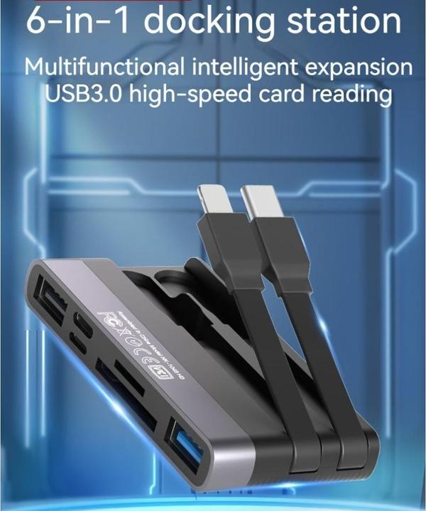 Immagine prodotto PowerGuard 6-in-1 Multifunction Card Reader Photo USB 3.0 Adapter Lightning & Type-C