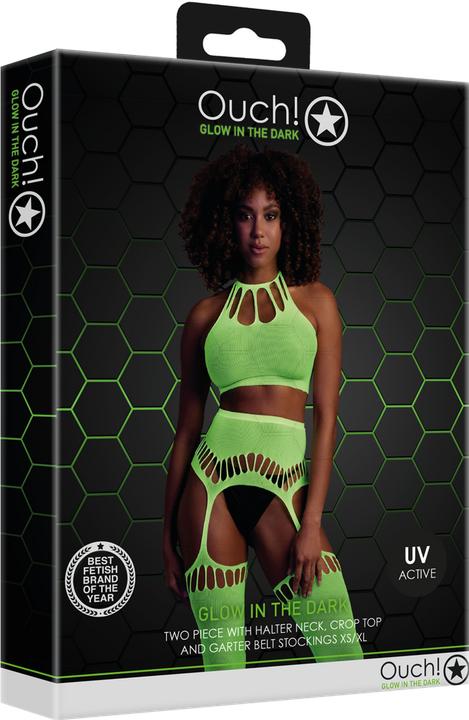 Produktbild Ouch! Two Piece with Crop Top and Stockings (One Size)