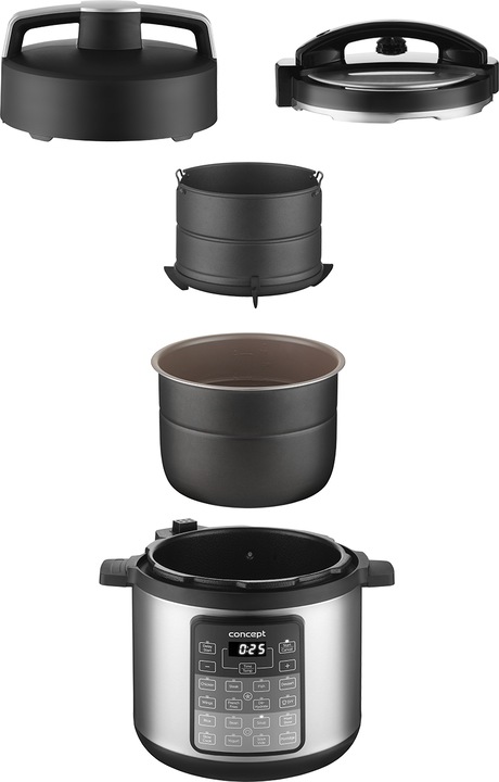 Produktbild Concept CK7000 multi cooker Black, Stainless steel