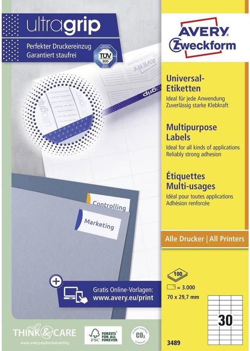 Produktbild Avery Universal-Etiketten