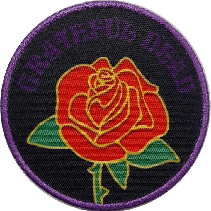 Grateful Dead Rose Patch (7.50 x 7.50 cm)