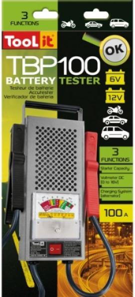 Actual product image Elmag - Batterie-Testgerät 20-100 Ah 6/12 Volt Modell TBP 100 (12V, 6V)