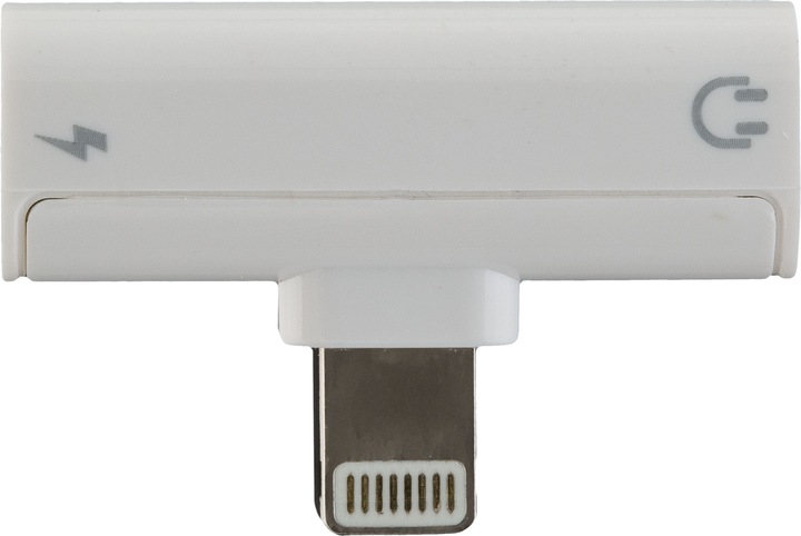 Peter Jäckel DUAL ADAPTER Lightning en 3,5mm jack aansluiting (Bliksem, 3,5 mm aansluiting)