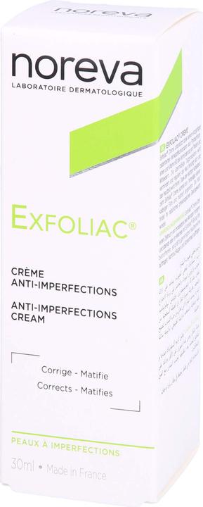Produktbild Noreva Exfoliac Creme gegen unreine Haut, 30 ml Creme (Reinigungsmilch, 30 ml)