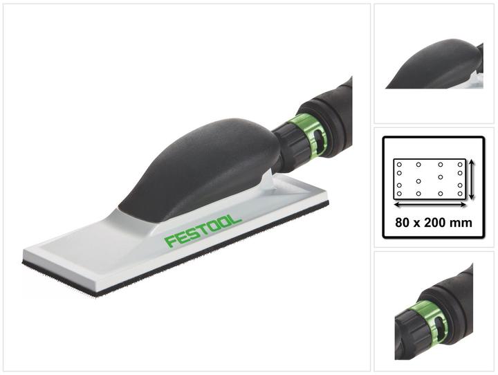 Produktbild Festool Schleifklotz HSK-A 80x200 (P80)