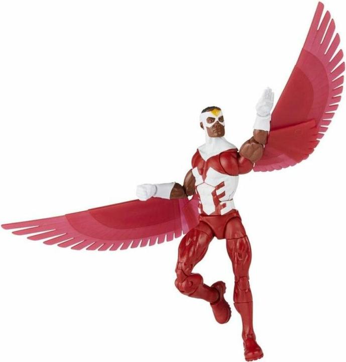 Actual product image Hasbro Legends Series Marvel's Falcon, 15cm Retro Action Figure, 2 Accessories