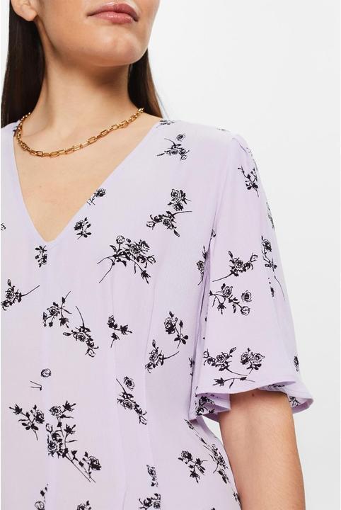 Produktbild Esprit Midikleid mit V-Ausschnitt und Print (42)