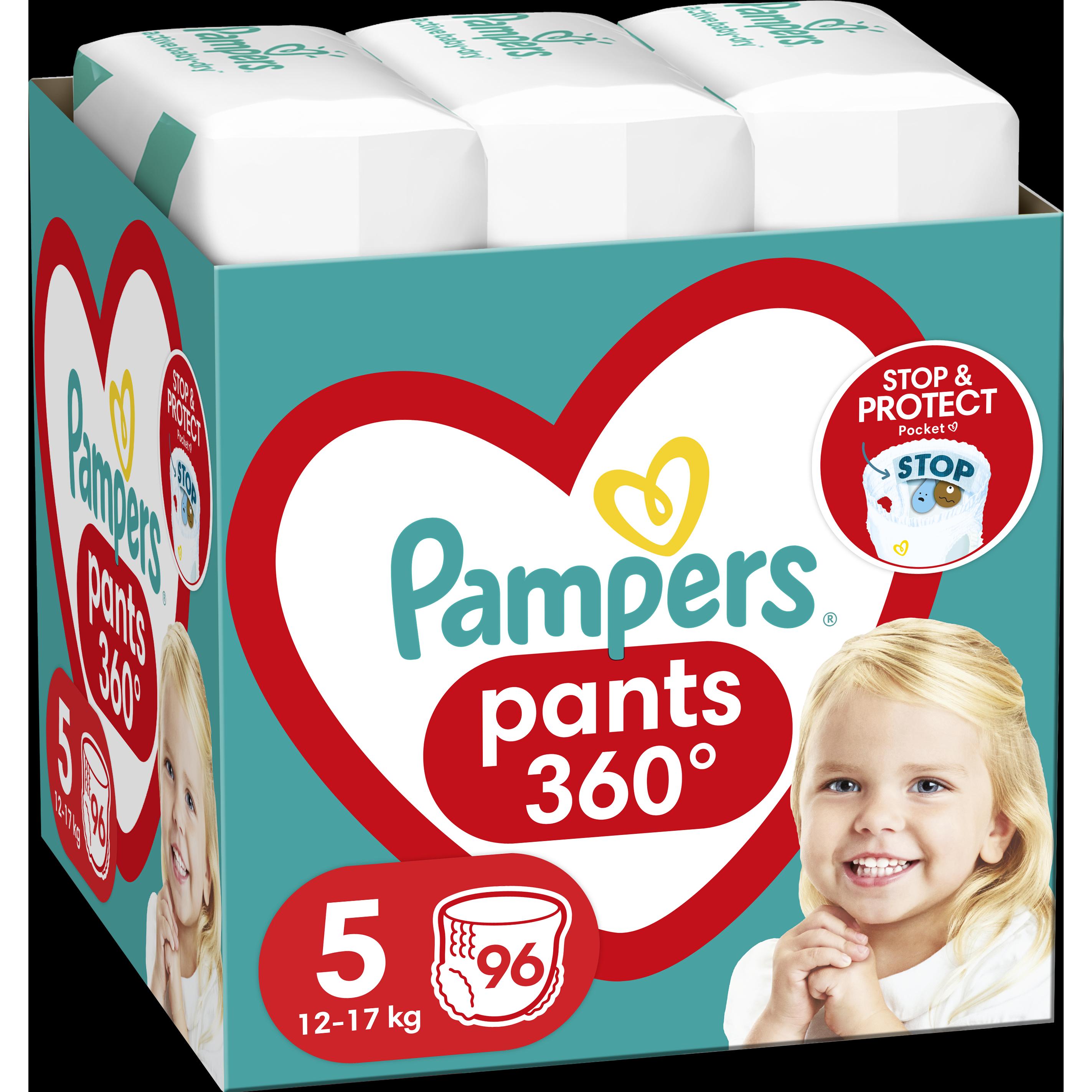 Pampers Pants (Gr. 5, Halbmonatsbox, 96 Stück)