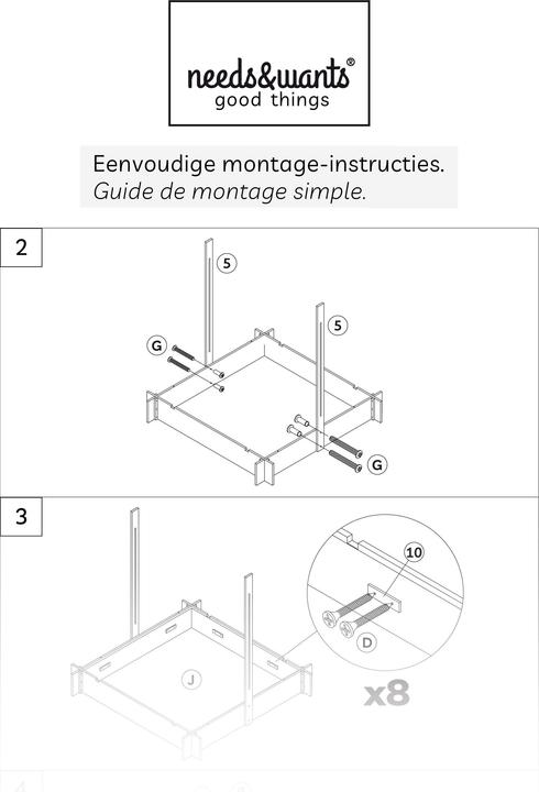 Image du produit Needs&Wants Sandkasten "Sunplaya3" mit Dach und Sitzbänken, Tanne