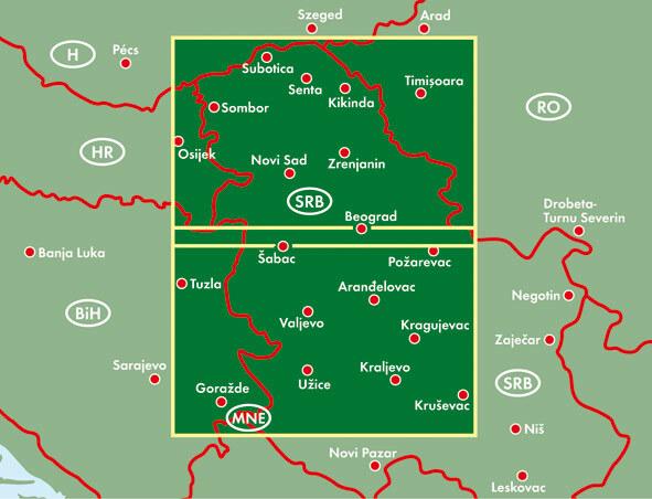 Produktbild Serbien Nord 200000