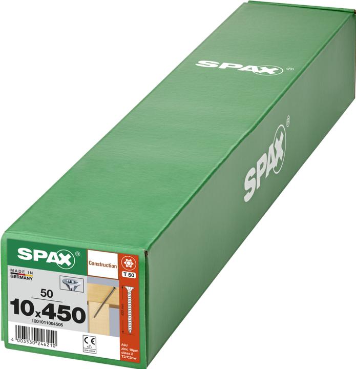Image du produit Spax Tête Multidirectionnelle T-Star Plus T50 Entièrement Filetée Cut Wirox (50 Vis par pièce)