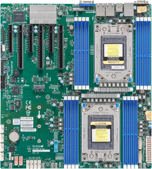 Supermicro H12DSi-NT6 (SP3, AMD SoC, E-ATX)