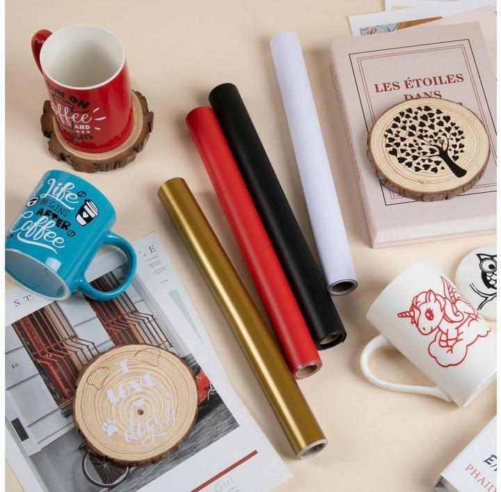 Actual product image Loklik Permanent Adhesive Vinyl Glossy - Golden