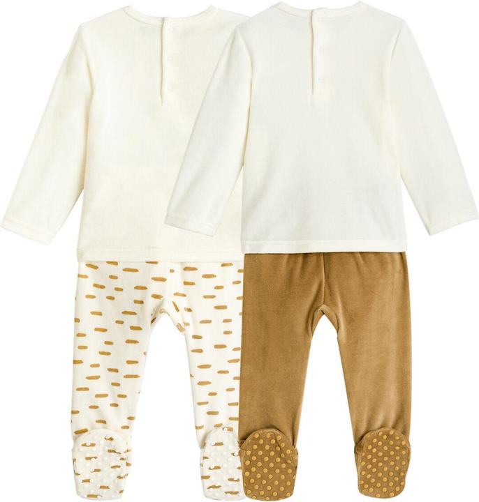 Produktbild La Redoute Collections 2er-Pack Pyjamasaus Samt (86)