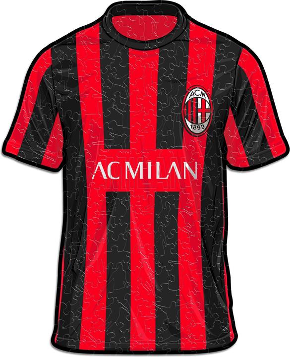 Actual product image Iconic AC Milan - Jersey - Wooden Puzzle Size M (270 pieces) (270 pieces)