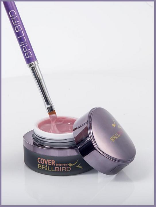 Produktbild BrillBird Cover Pink gel TAN 15ml (Cover Pink gel TAN 15ml, Gel-Effekt Nagellack)