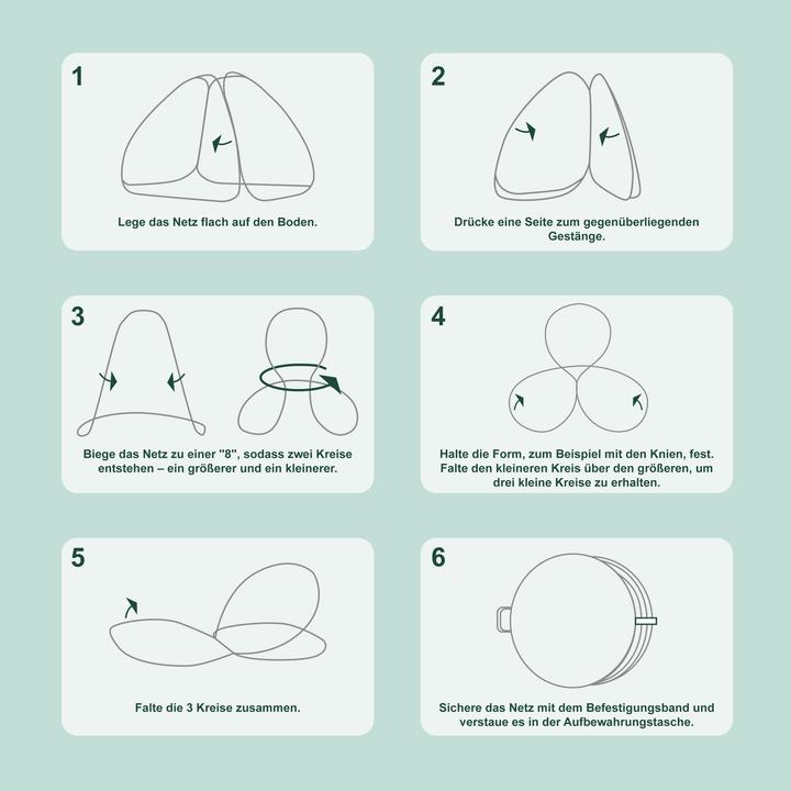 Produktbild Relaxdays Faltbares Moskitonetz (180 x 150 cm)