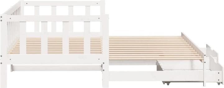 Image du produit vidaXL Lit de jour Extensible avec tiroirs (90 x 190 cm)