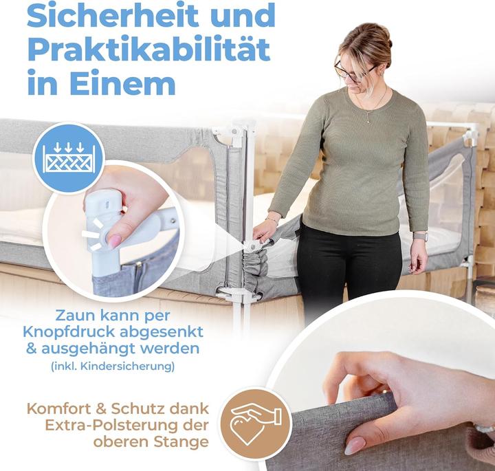 Produktbild Zwergenbuddy Rausfallschutz-Set für Boxspringbetten