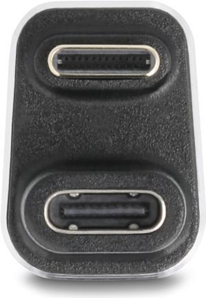 Produktbild Delock USB-C Adapter 180° gewinkelt 40 Gbps PD 3.1 240 W Ste (USB Typ-C, 2.10 cm)