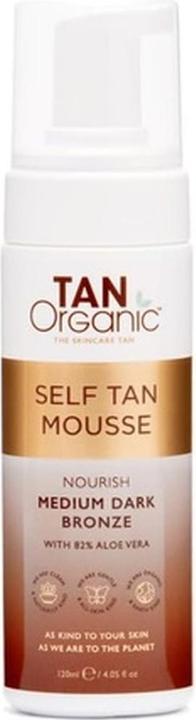 Actual product image Tan Organic Self-Tan Mousse (Self tanning foam, 120 ml)