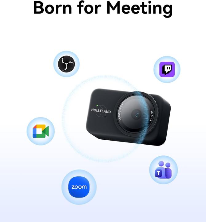 Produktbild Hollyland 4K Webcam mit Autoframing & HDR
