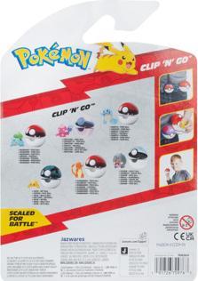 Actual product image Pokémon Clip'n'Go Poké Balls Bisasam