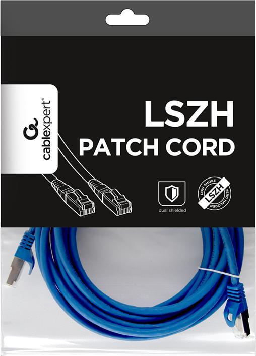 Image du produit Gembird PP6A-LSZHCU-B-5M cordon de brassage RJ45 (S/FTP, CAT6a, 5 m)