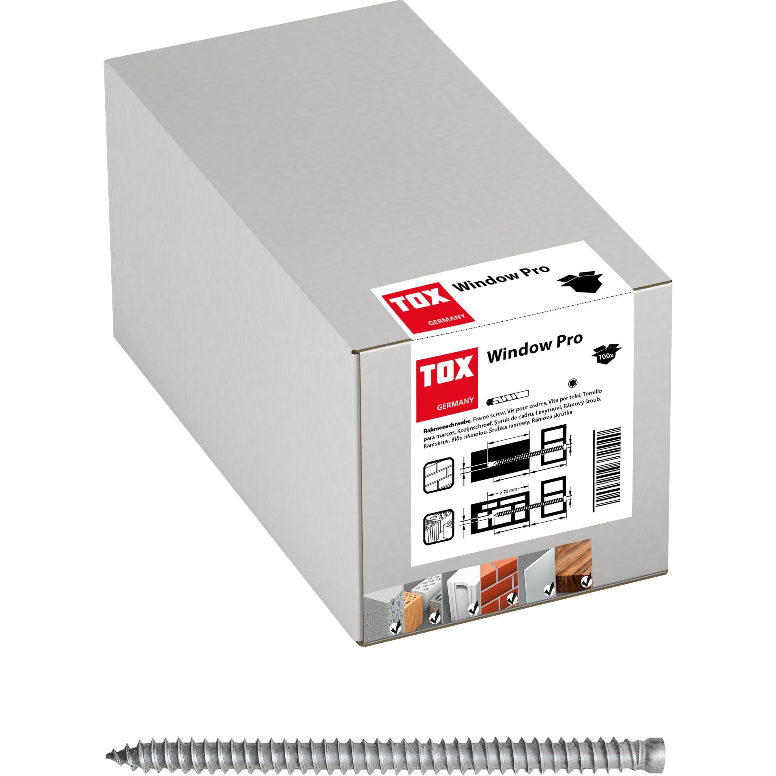 Tox, Dübel, Fensterrahmenschraube Window Pro 7,5x112 mm (100 Stk.)
