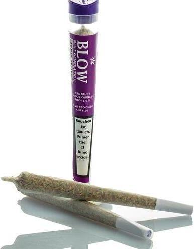 Blow Vorgebauter CBD Joint Pure "Limoncello" 1 Stk. violett (Indoor)