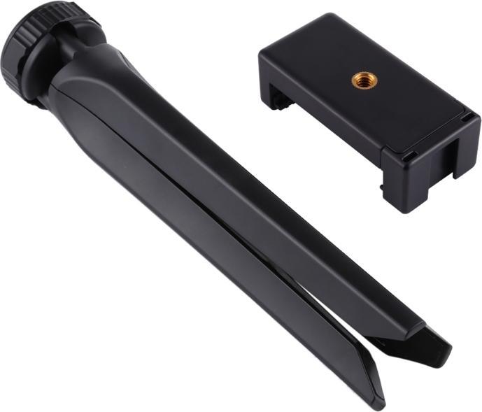 Image du produit Puluz Pocket Mini Plastic Tripod Mount with Phone Clamp for Smartphones (Black) (Matières plastiques)