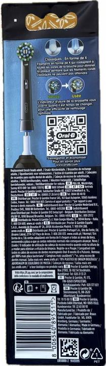 Actual product image Oral-B Pro Cross Action Electric Toothbrush Head - Pack of 2 (2 x)