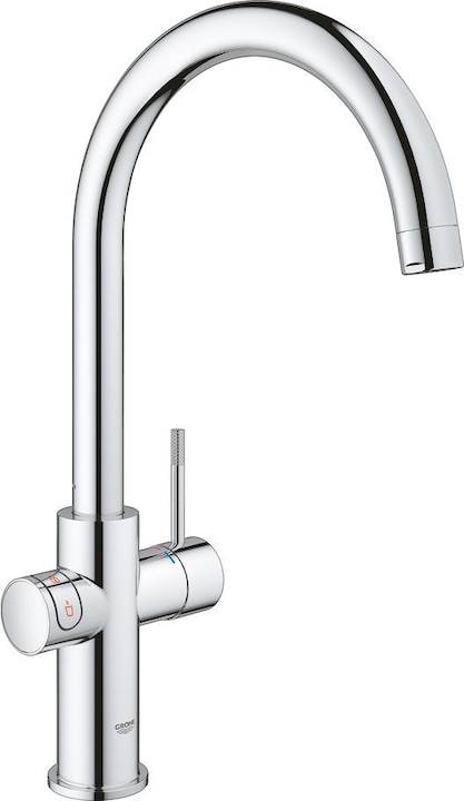 Produktbild Grohe Küchenarmatur mit Filterfunktion und kochend heisses Wasser GROHE Red Duo chrom glänzend 30079001