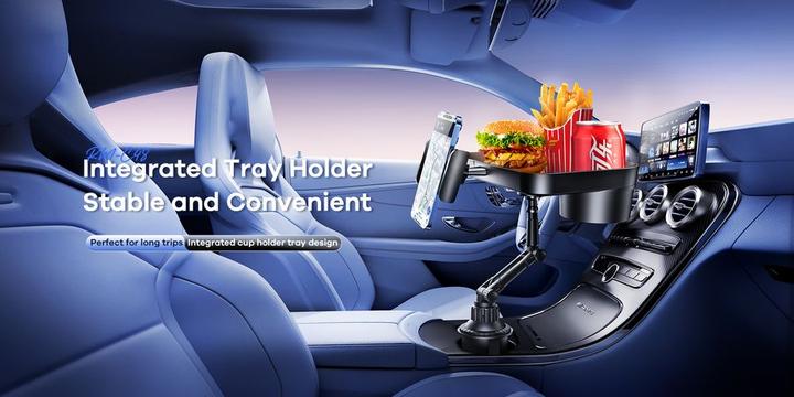 Actual product image Remax RM-C48 Autohalterung mit Getränkehalter, schwarz